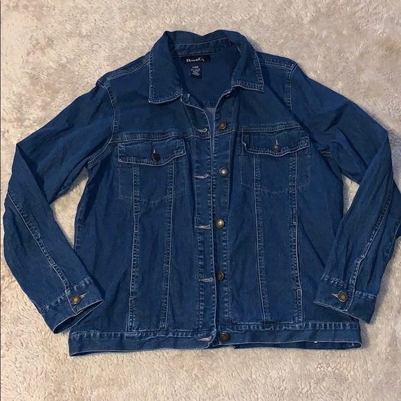 Denim&Co Jackets & Blazers - Denim & Co Blue Denim Jacket Size Large